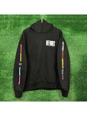 Deftones North American Tour Graphic Oversized Hoodie Size Small